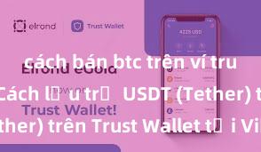 cách bán btc trên ví trust wallet Cách lưu trữ USDT (Tether) trên Trust Wallet tại Việt Nam